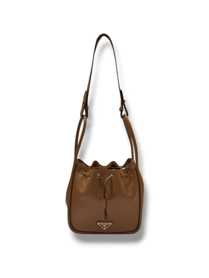 Prada - Sac seau Darling Camel