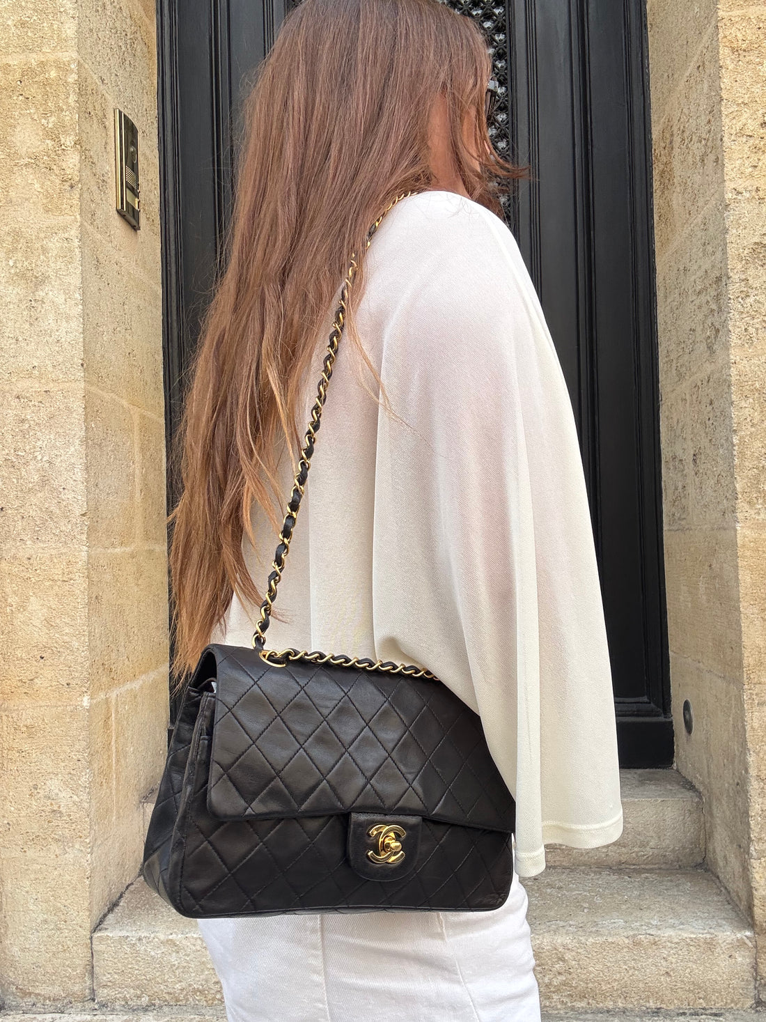 Chanel - Sac Timeless 25 11.12 double flap marron