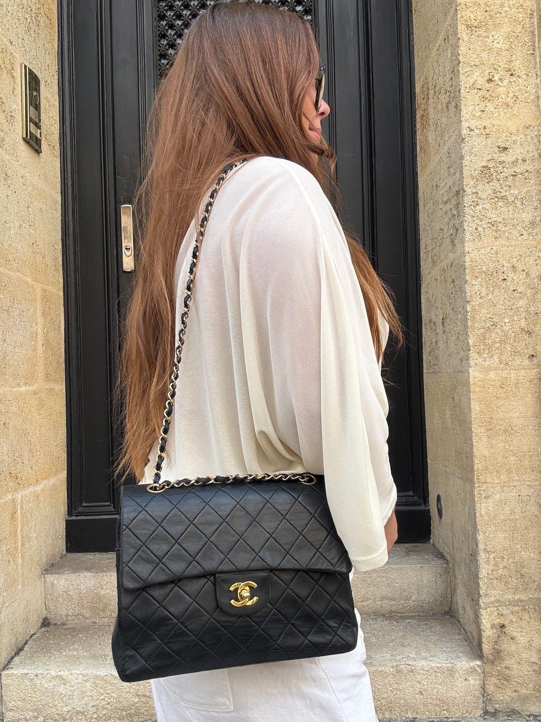 Chanel - Sac Timeless 25 square 11.12 double flap