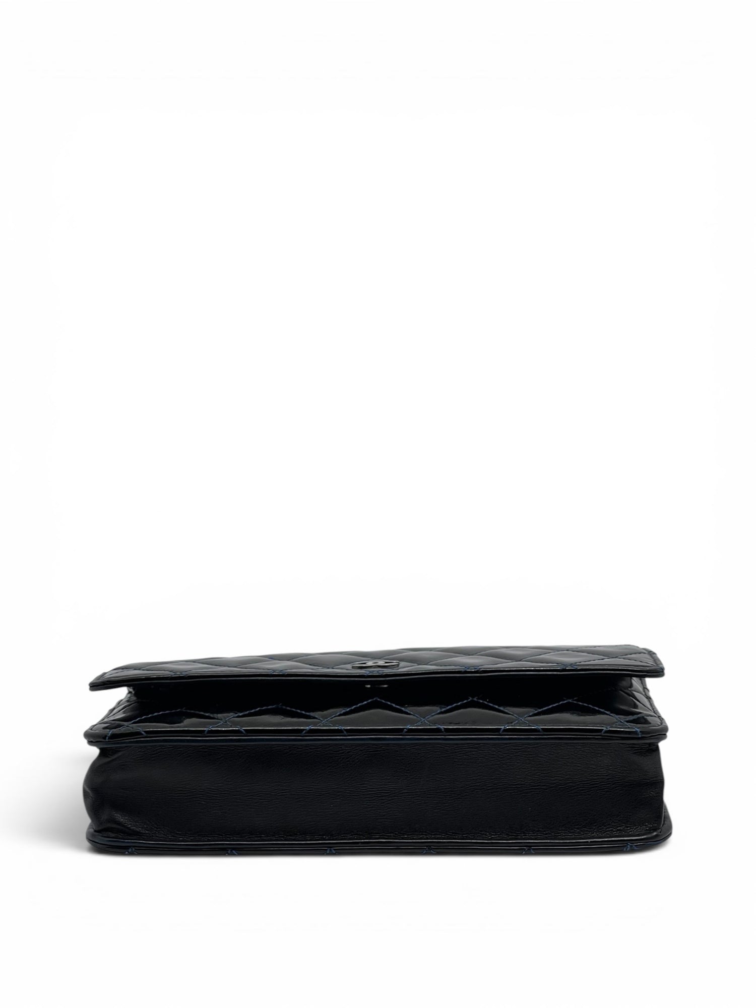 Chanel - Sac Wallet on Chain cuir verni