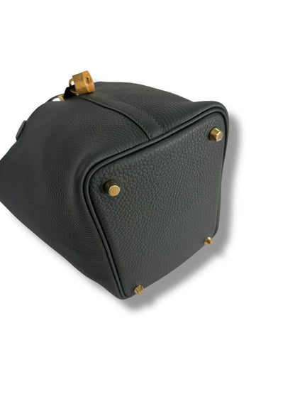 Hermès - Sac Picotin 18 lock vert foncé