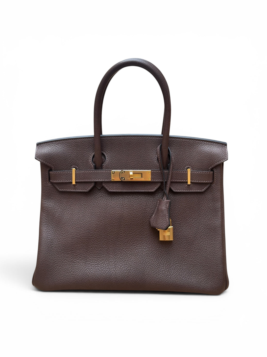 Hermès - Sac Birkin 30 Barenia Ébène