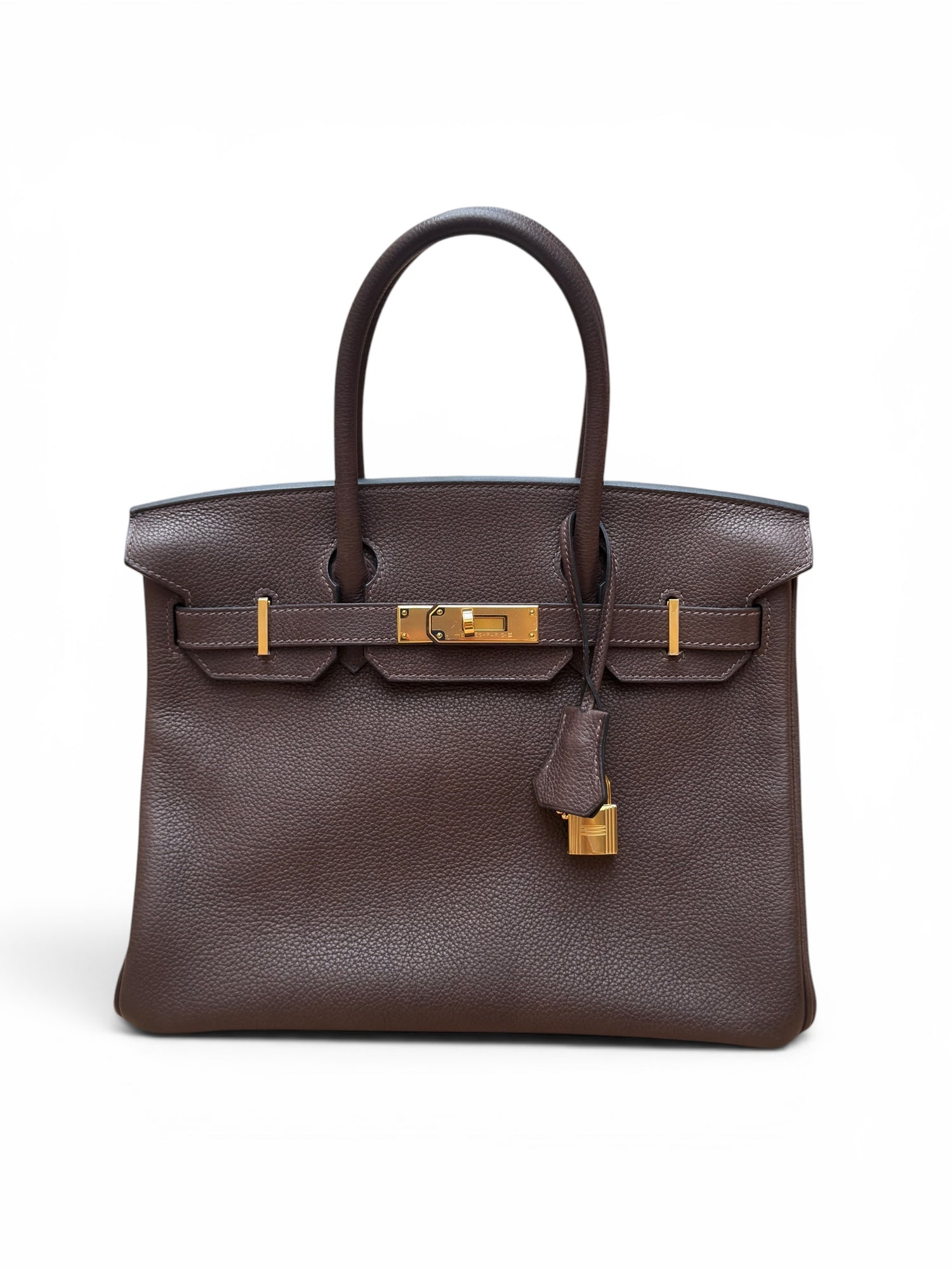 Hermès - Sac Birkin 30 Barenia Ébène