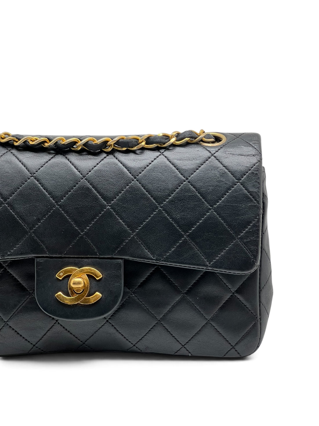 Chanel - Sac Timeless 23 double flap 11.12 noir