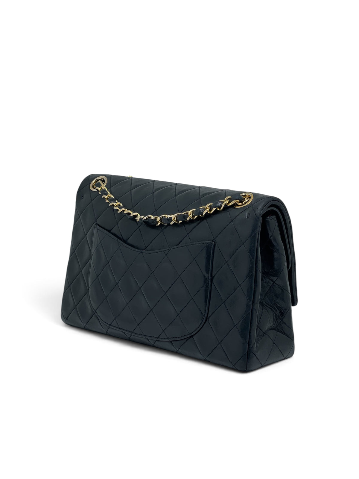 Chanel - Sac Timeless 25 double flap 11.12 noir