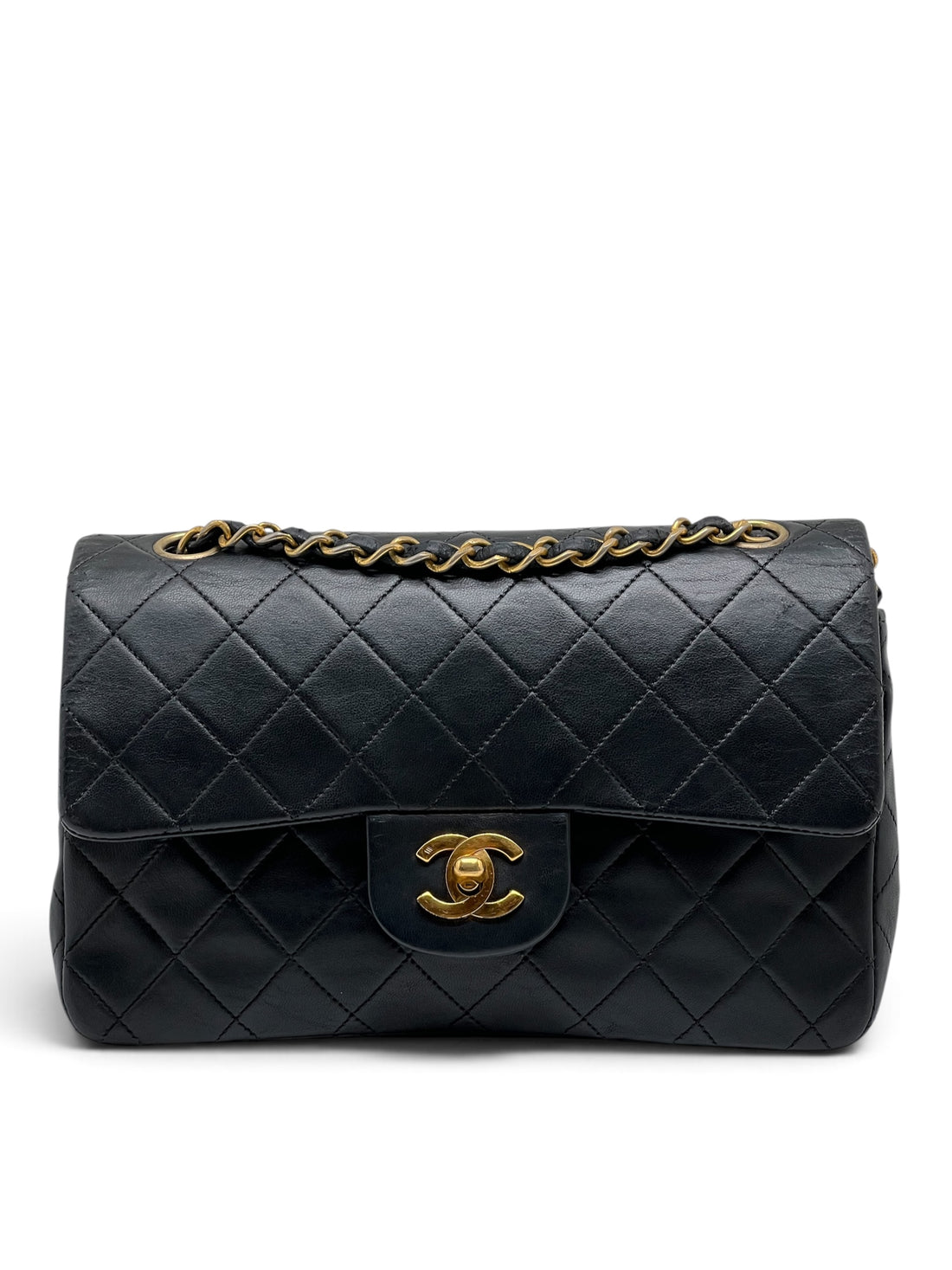 Chanel - Sac Timeless 23 double flap 11.12 noir