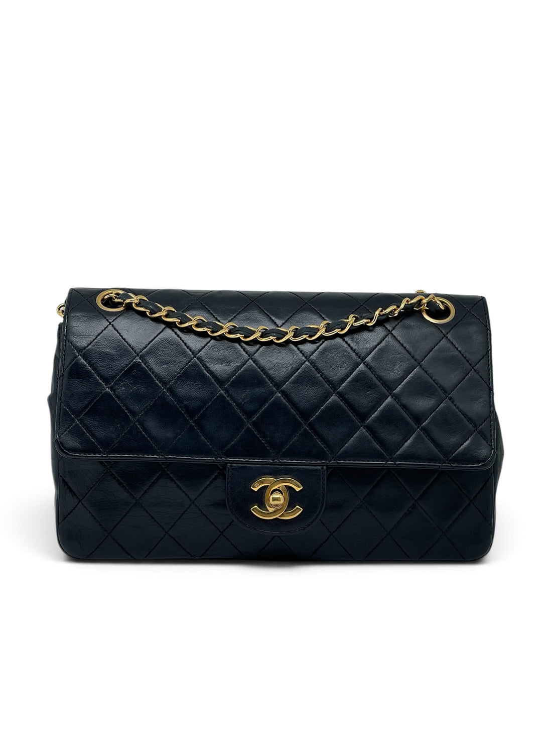 Chanel - Sac Timeless 25 double flap 11.12 noir