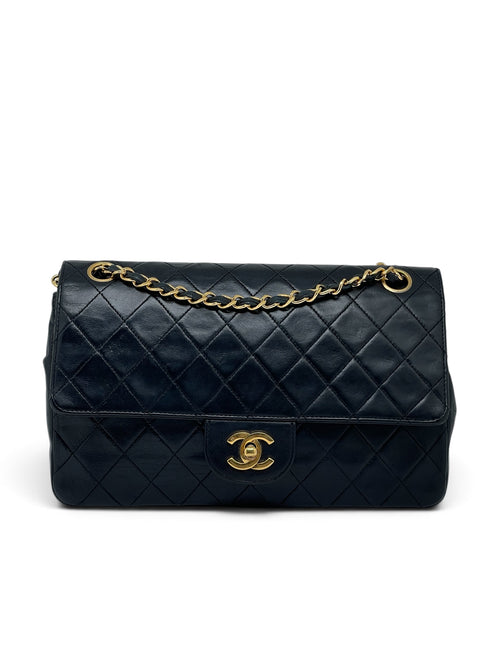 Chanel - Sac Timeless 25 double flap 11.12 noir