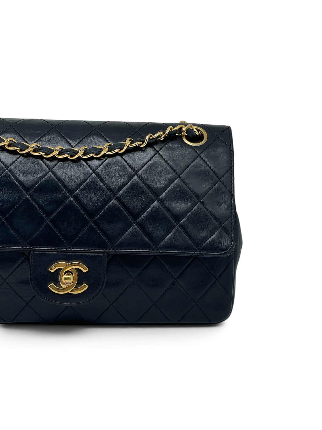 Chanel - Sac Timeless 25 double flap 11.12 noir