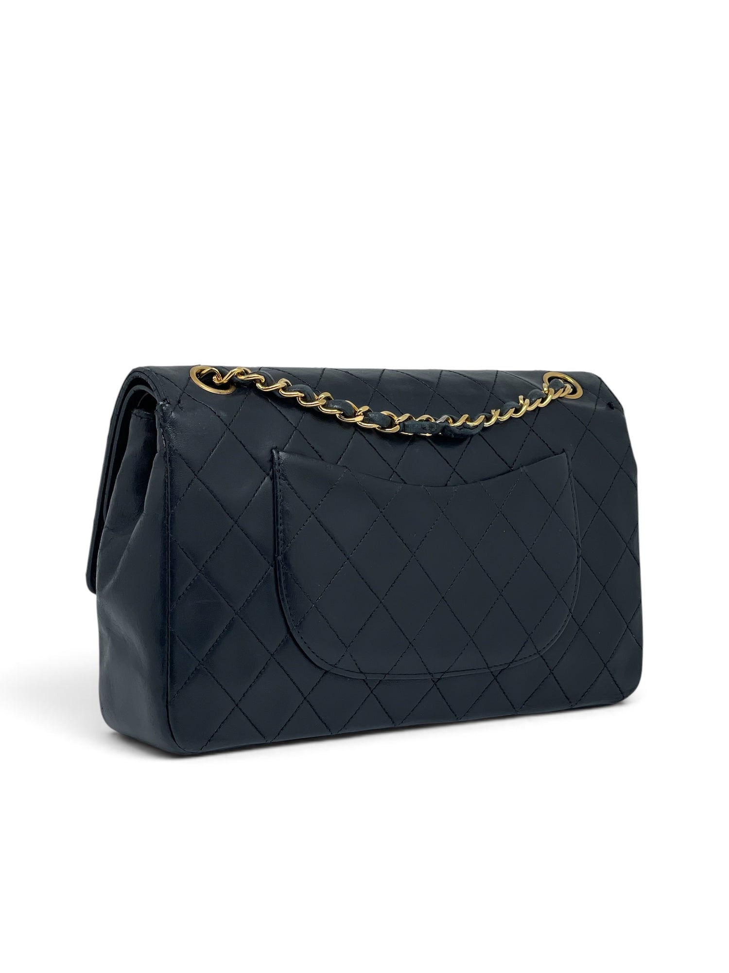 Chanel - Sac Timeless 25 double flap 11.12 noir
