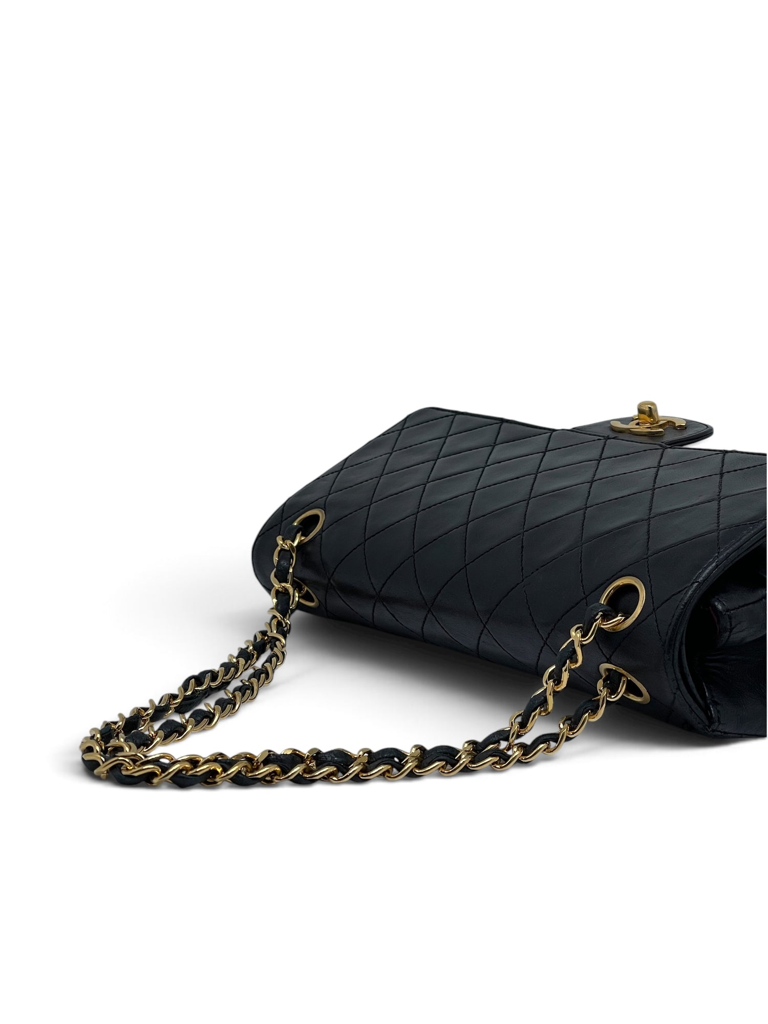 Chanel - Sac Timeless 25 double flap 11.12 noir