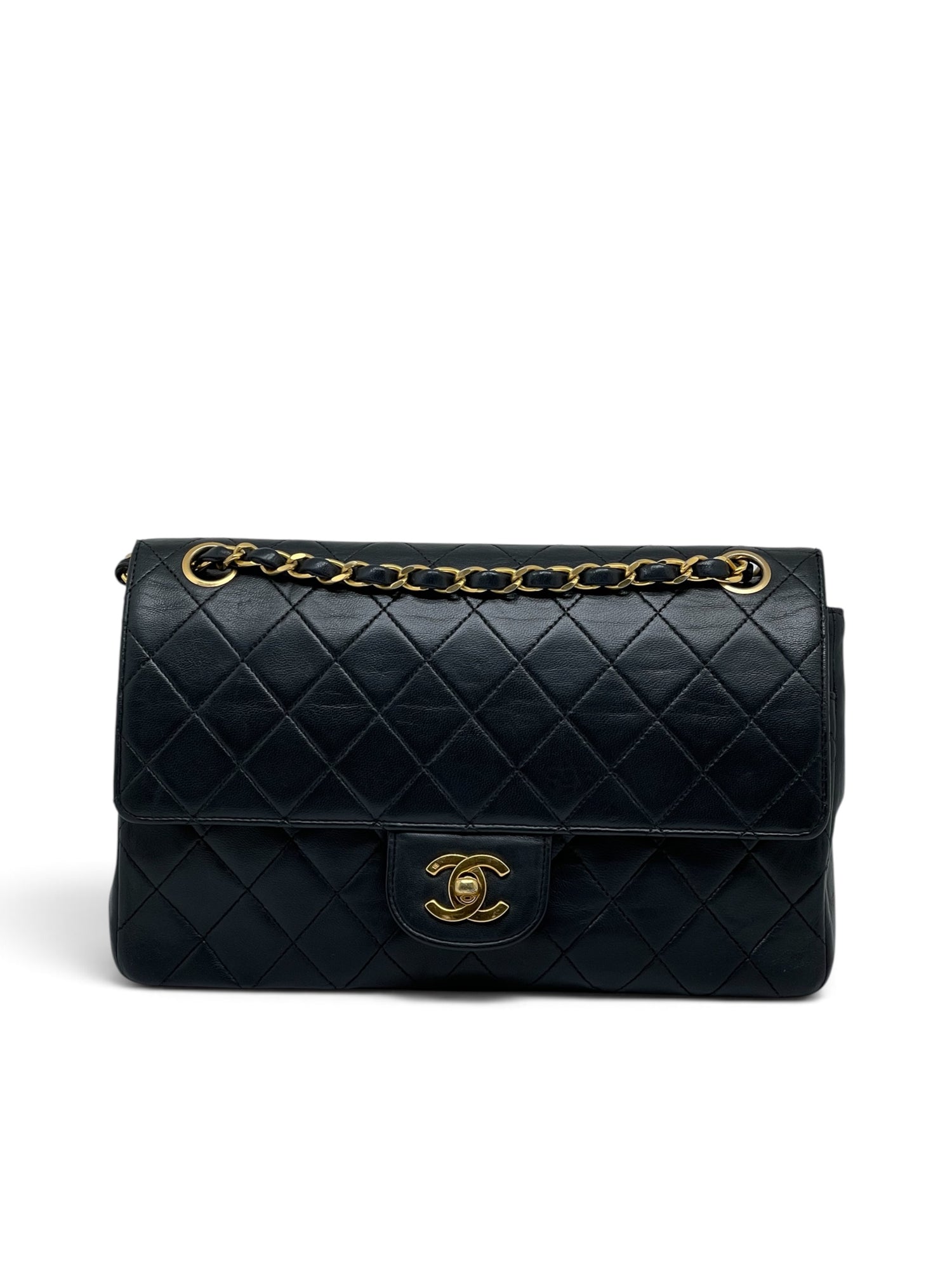 Chanel - Sac Timeless 25 double flap 11.12 noir