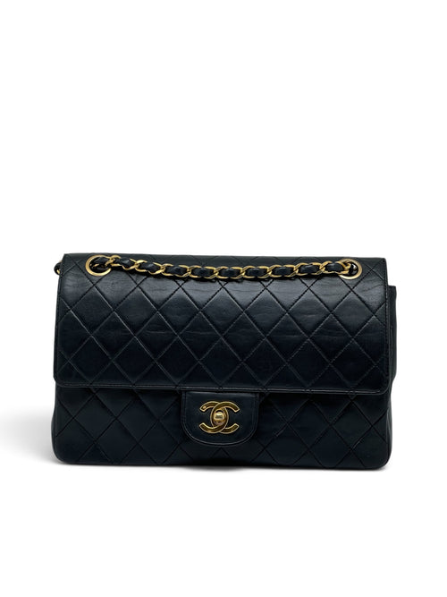 Chanel - Sac Timeless 25 double flap 11.12 noir