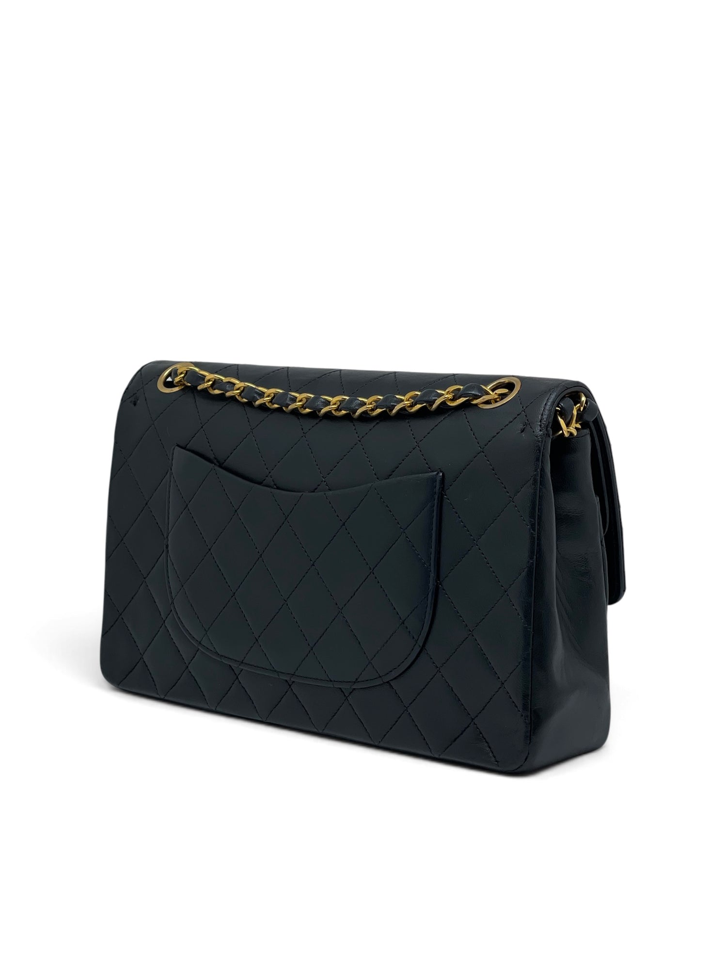 Chanel - Sac Timeless 25 double flap 11.12 noir