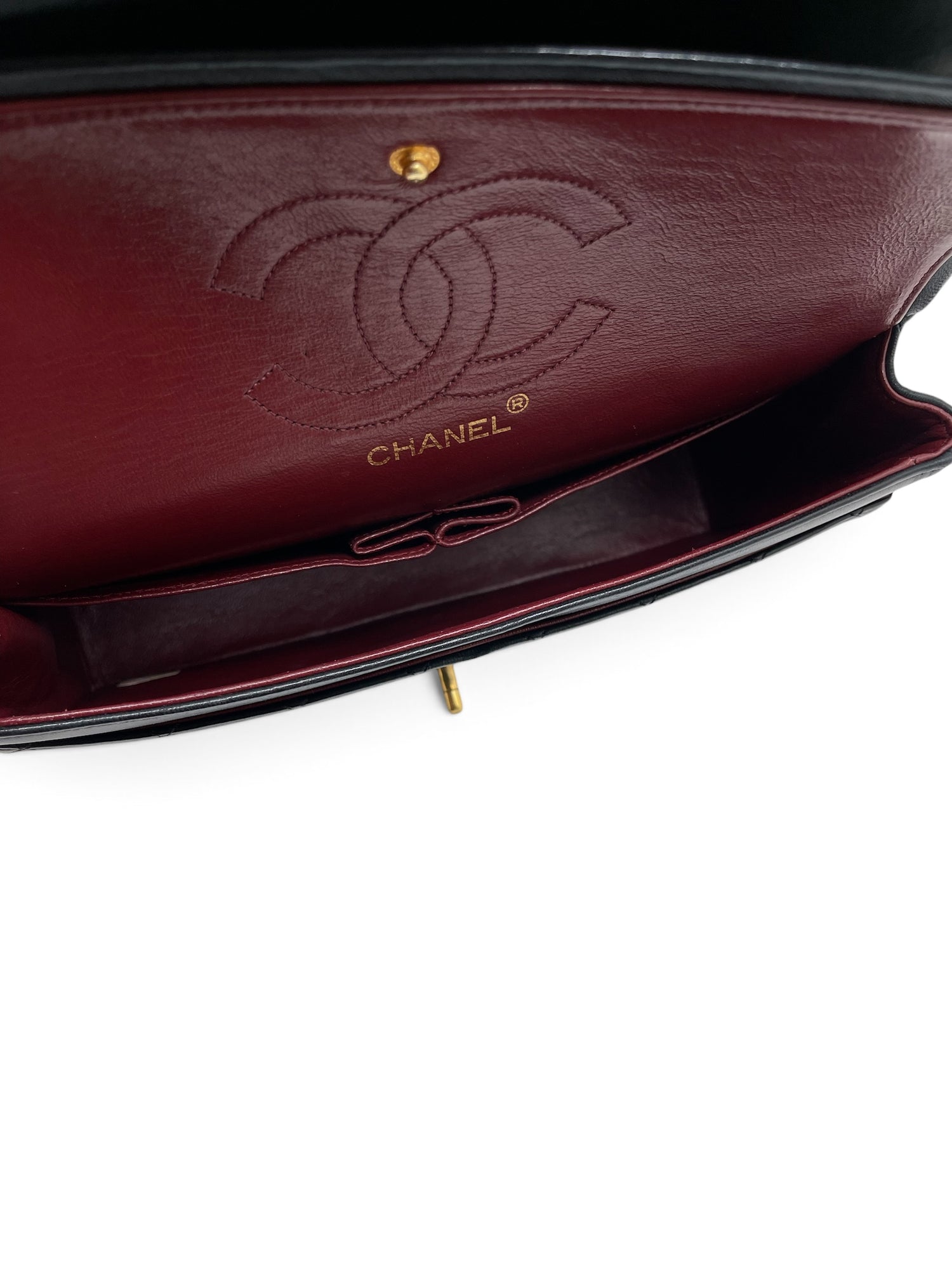 Chanel - Sac Timeless 25 double flap 11.12 noir