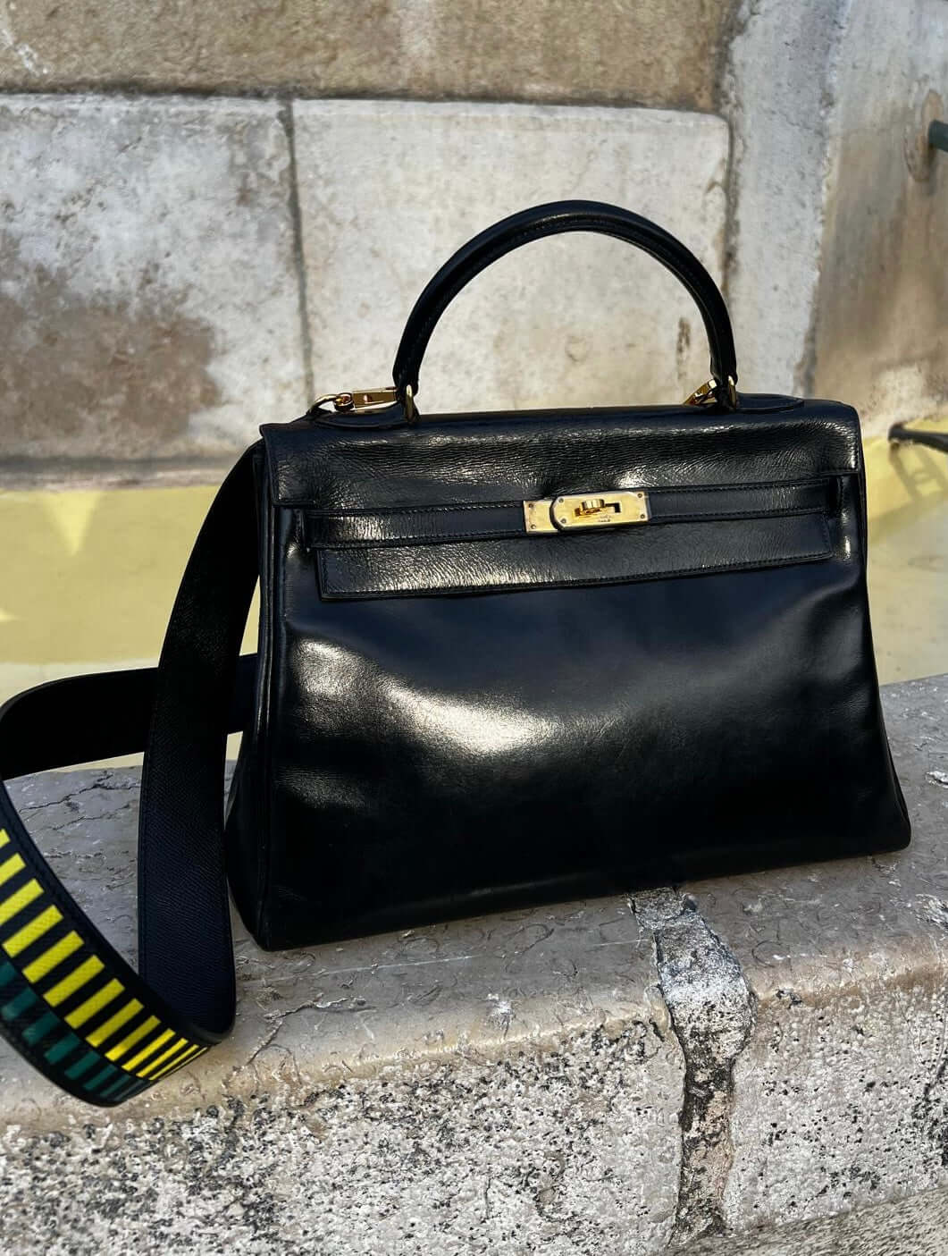 Hermès - Sac Kelly Vintage box