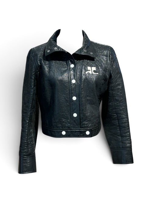 Courrèges - Blouson en cuir T38