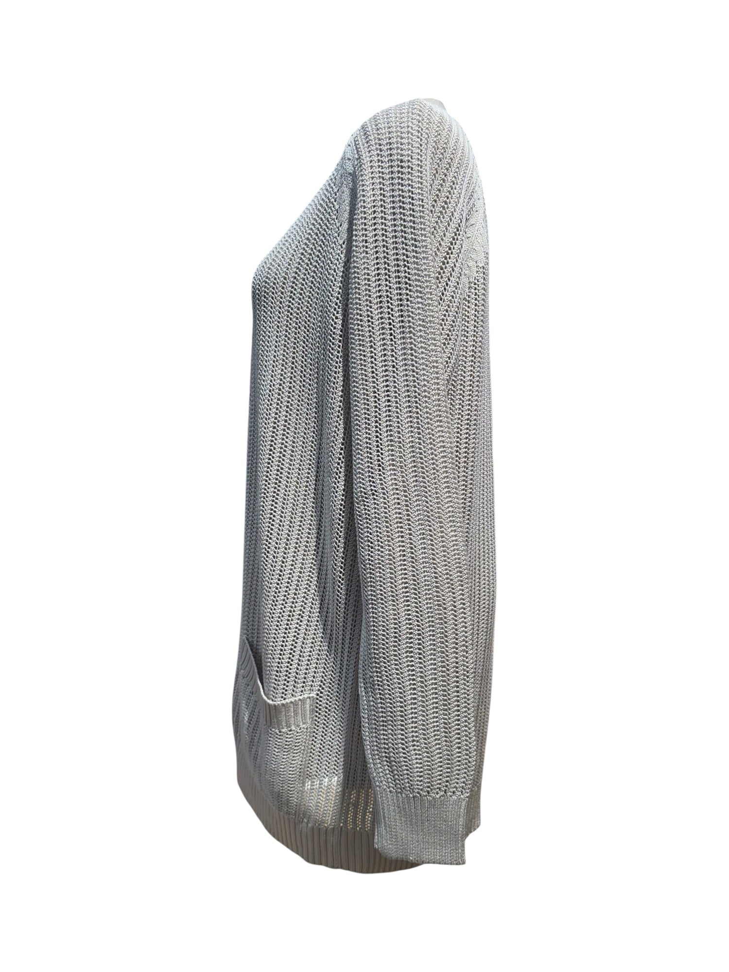 Hermès - Ensemble en maille gris T40