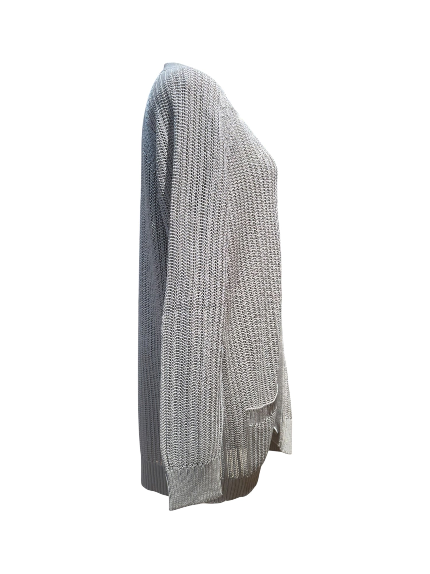 Hermès - Ensemble en maille gris T40