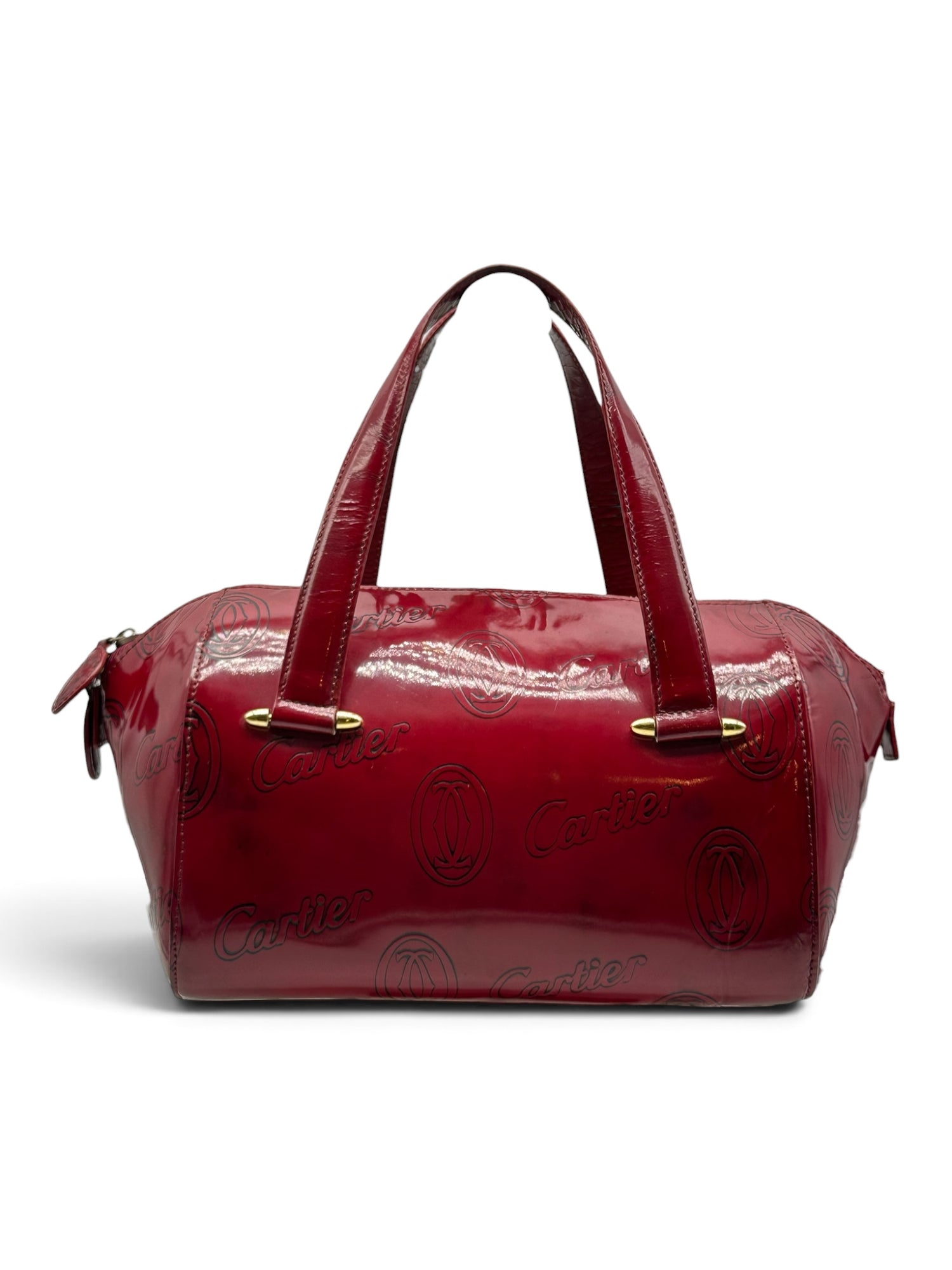 Cartier -  Sac vernis rouge
