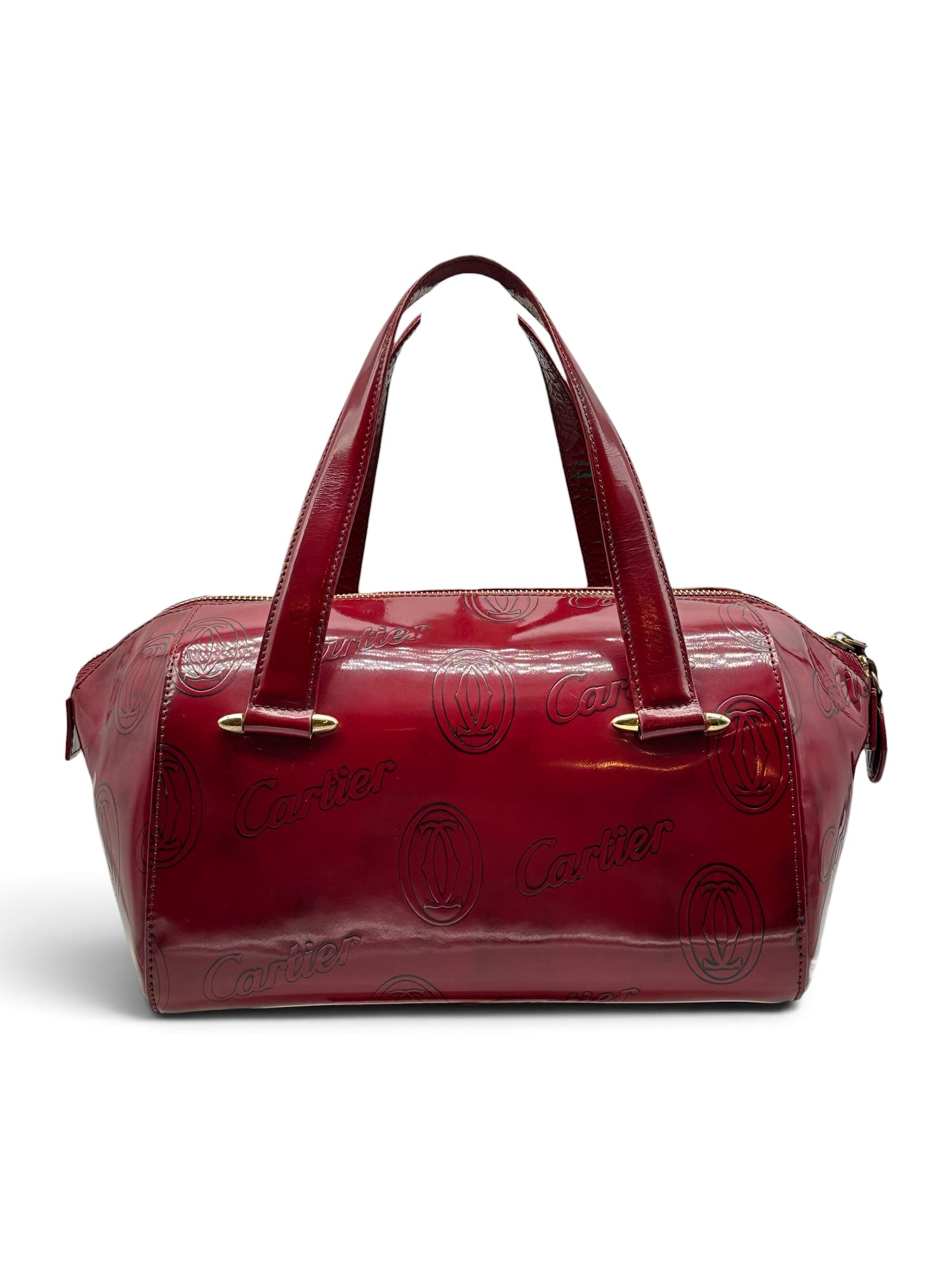 Cartier -  Sac vernis rouge