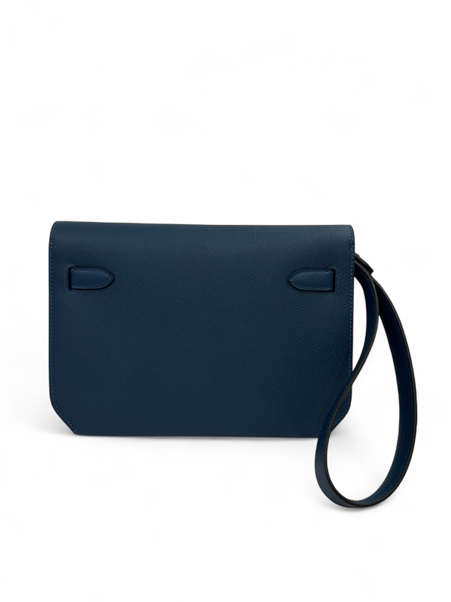 Hermès - Borsa Kelly Dépêches 25 Deep Blue