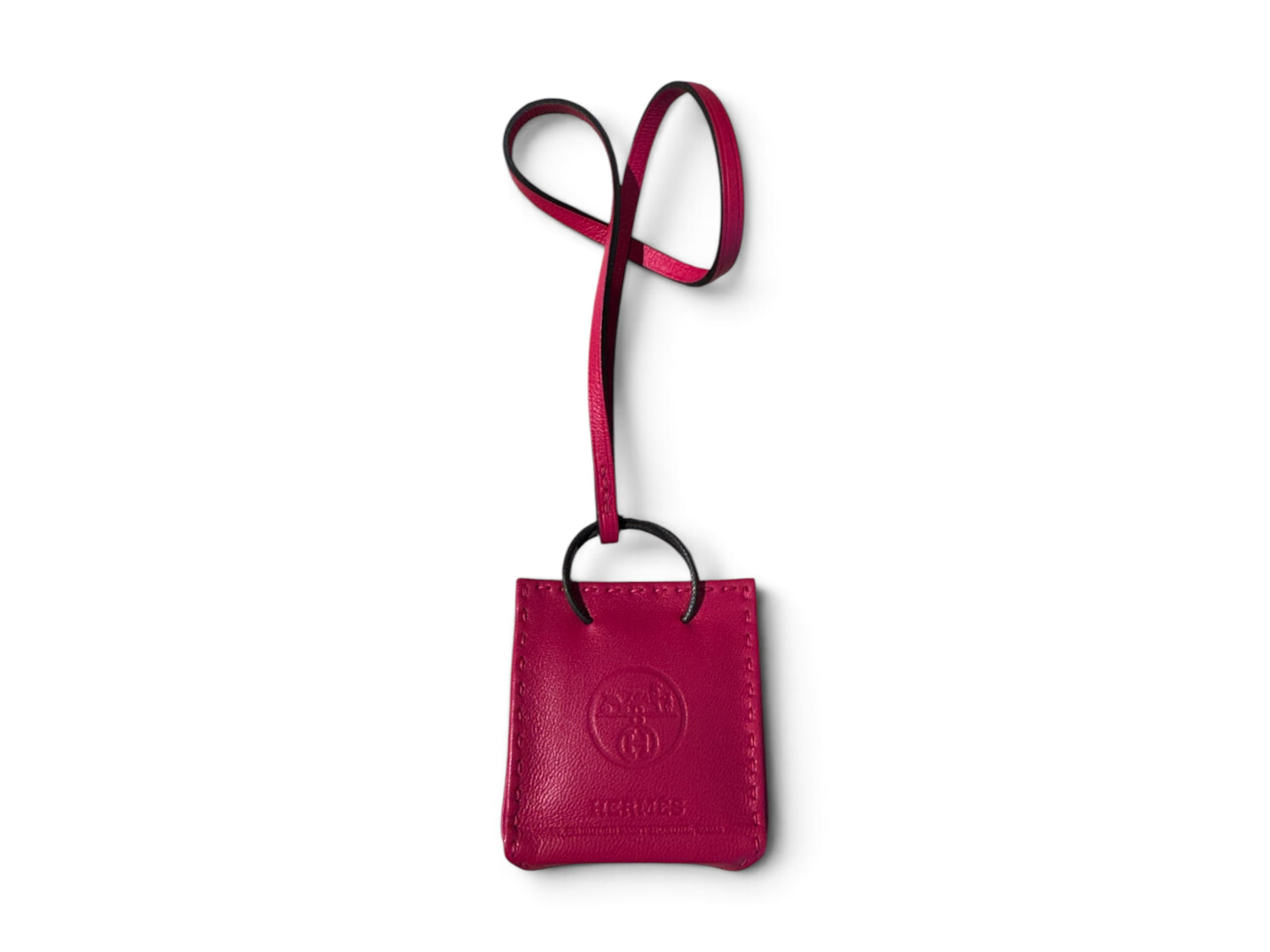 Hermès - Accessoire de sac shopping bag rose mexico