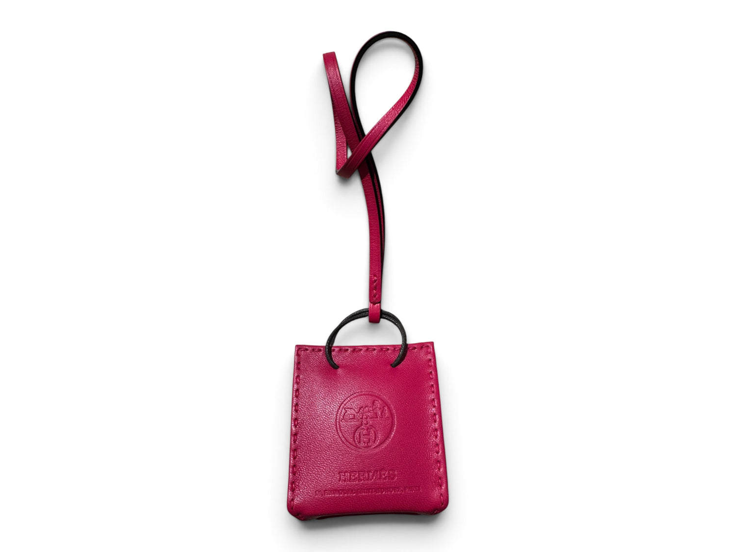 Hermès - Accessoire de sac shopping bag rose mexico