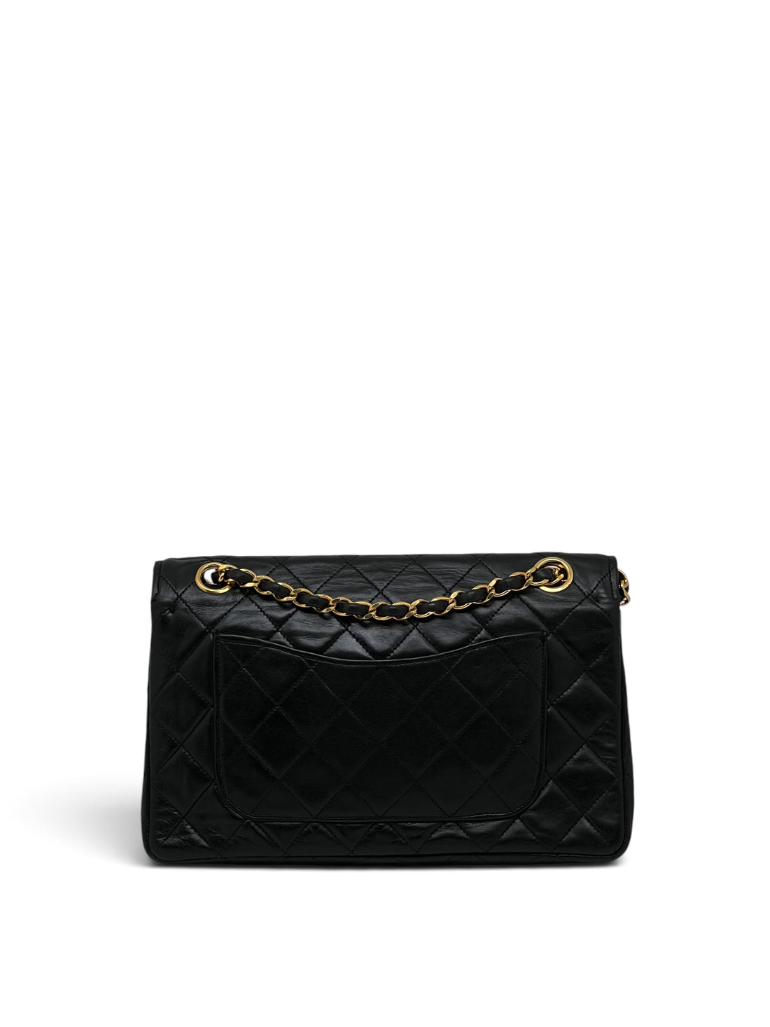 Chanel - Sac Timeless 22 11.12 double flap en cuir noir