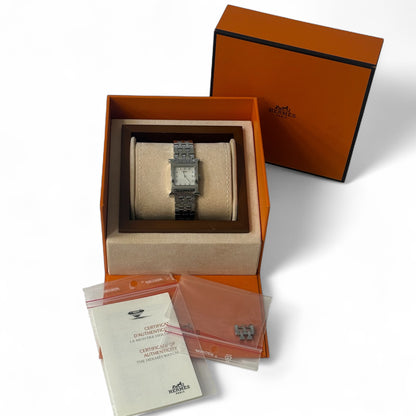 Hermès - Montre Heure H petit modèle 25 mm
