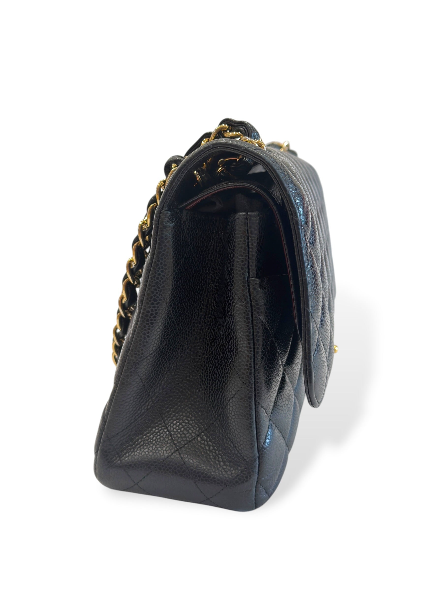 Chanel - Sac Jumbo cuir caviar