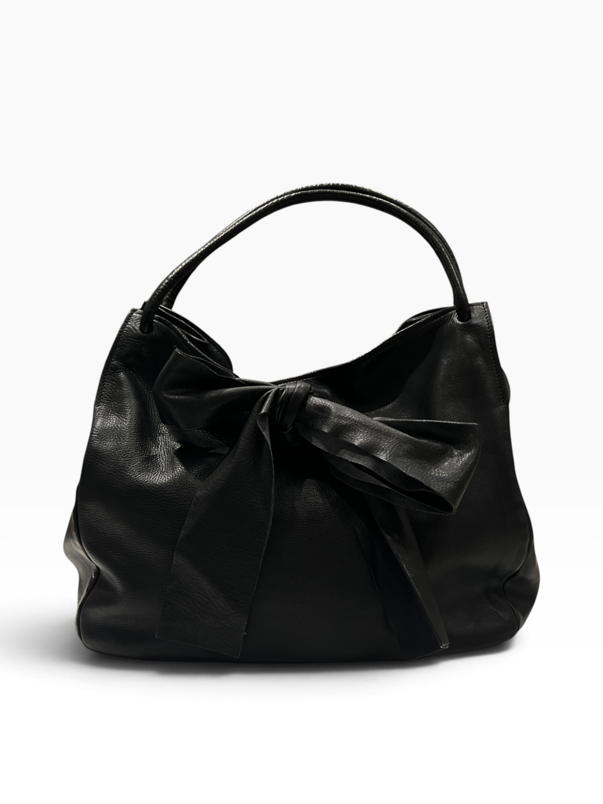 Miu Miu - sac cuir noir hobo