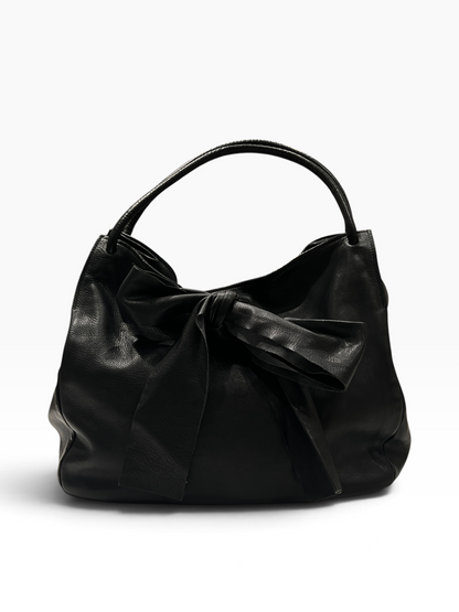 Miu Miu - sac cuir noir hobo