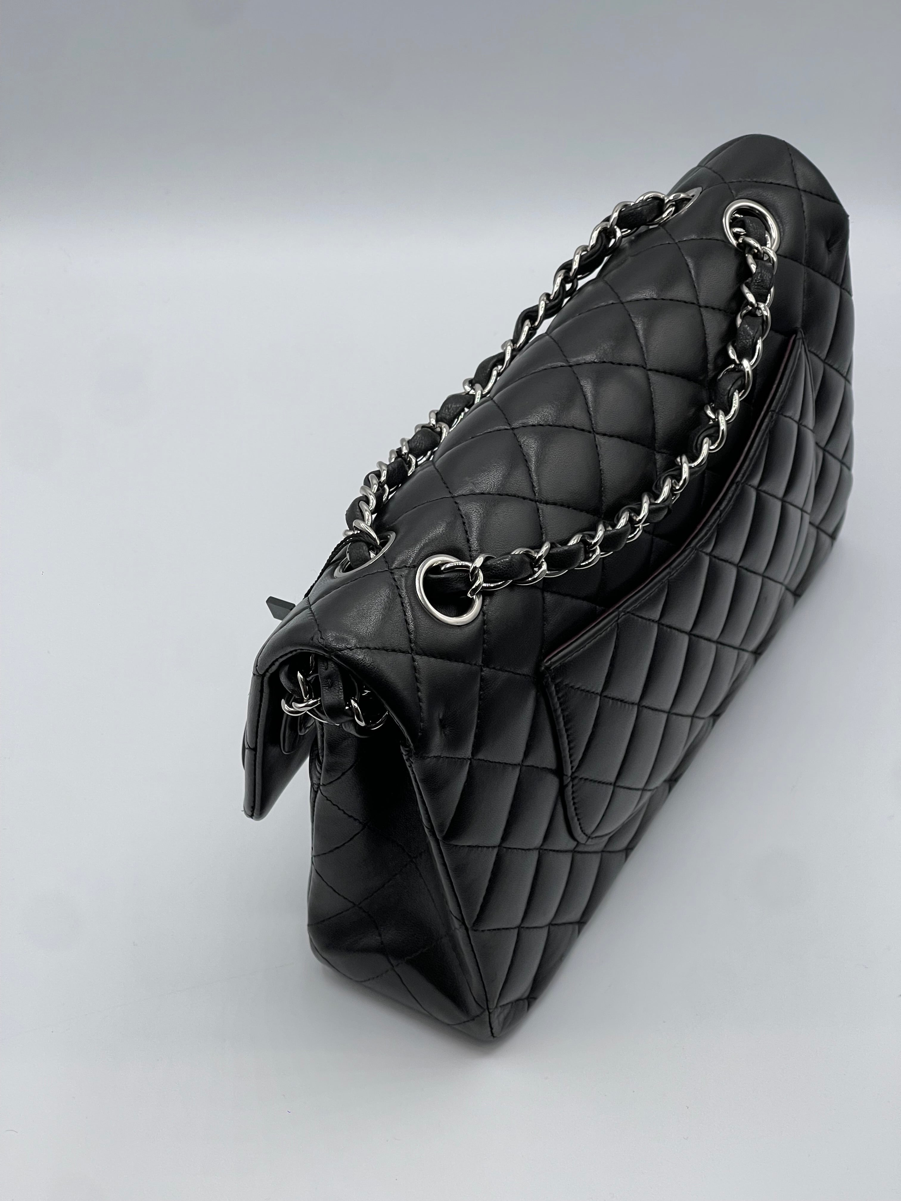 Chanel - Tasche 11.12 Classique Timeless 25 Schwarz
