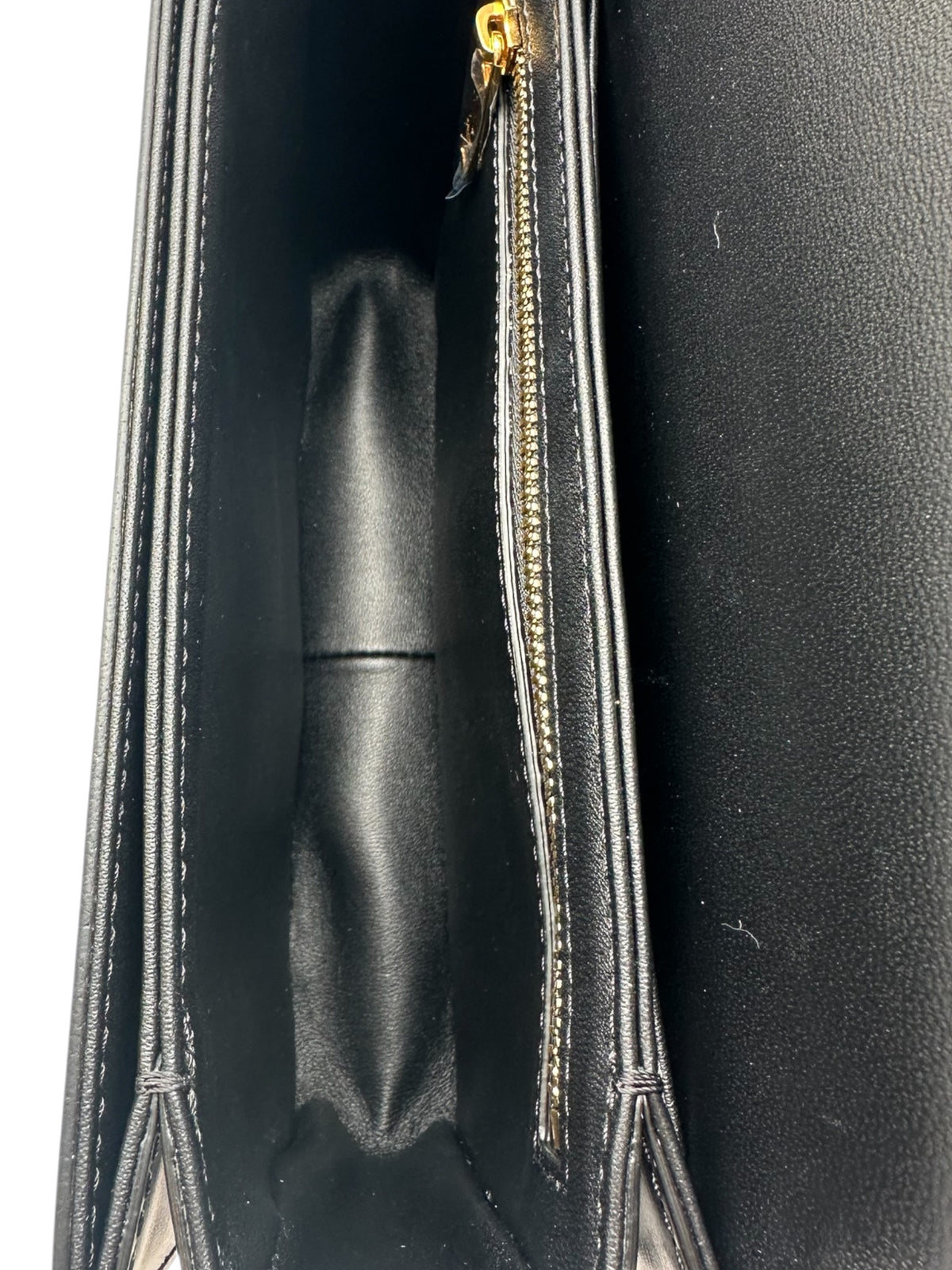 Céline - Sac Triomphe teen en cuir de veau Noir