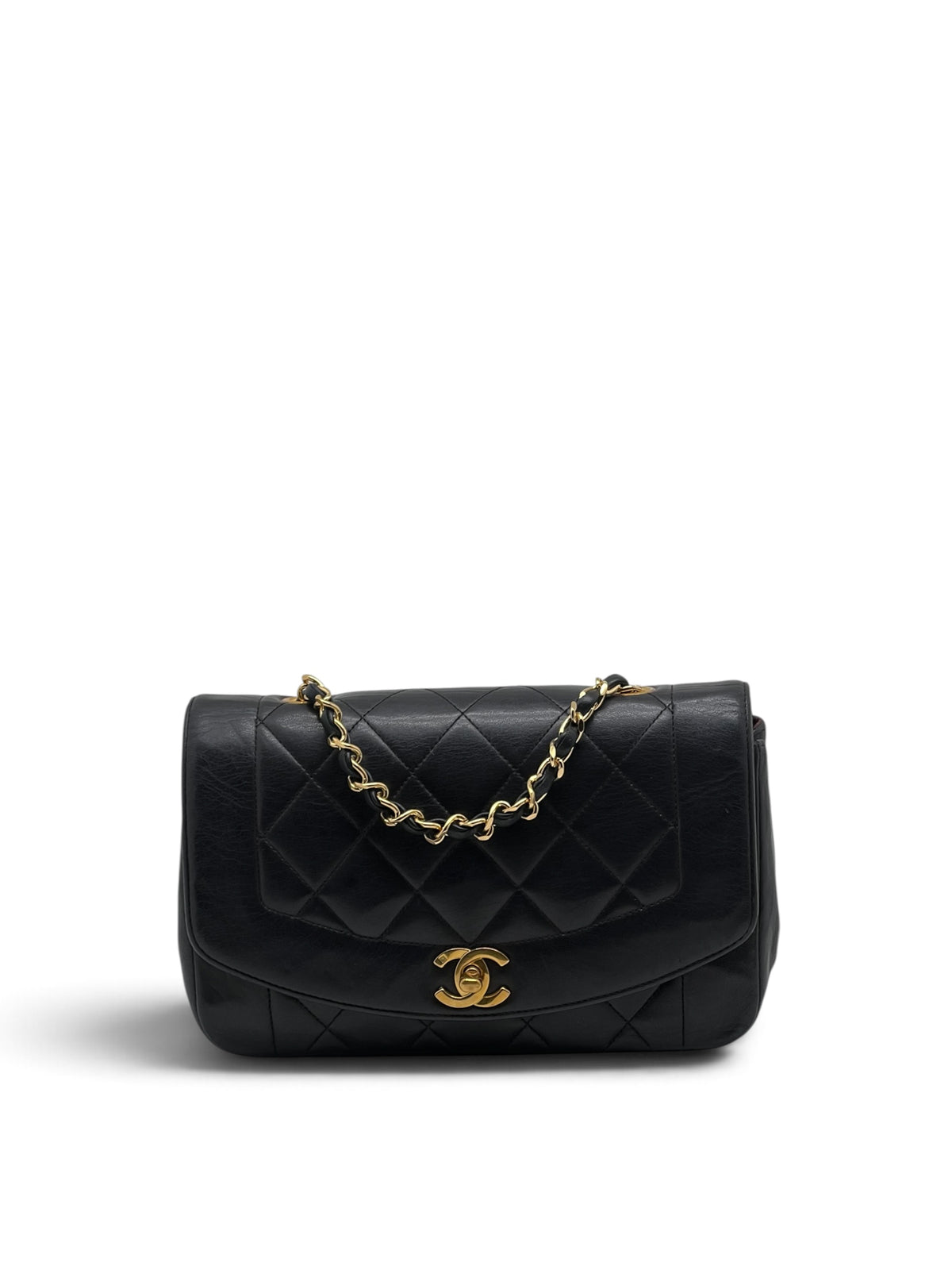Chanel - Sac Diana 23 Single flap noir