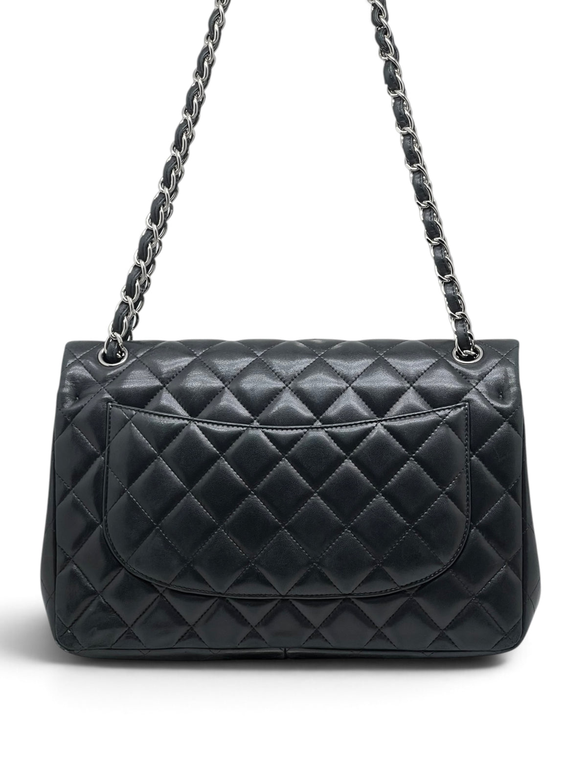 Chanel - Sac Timeless Jumbo 11.12 double flap noir