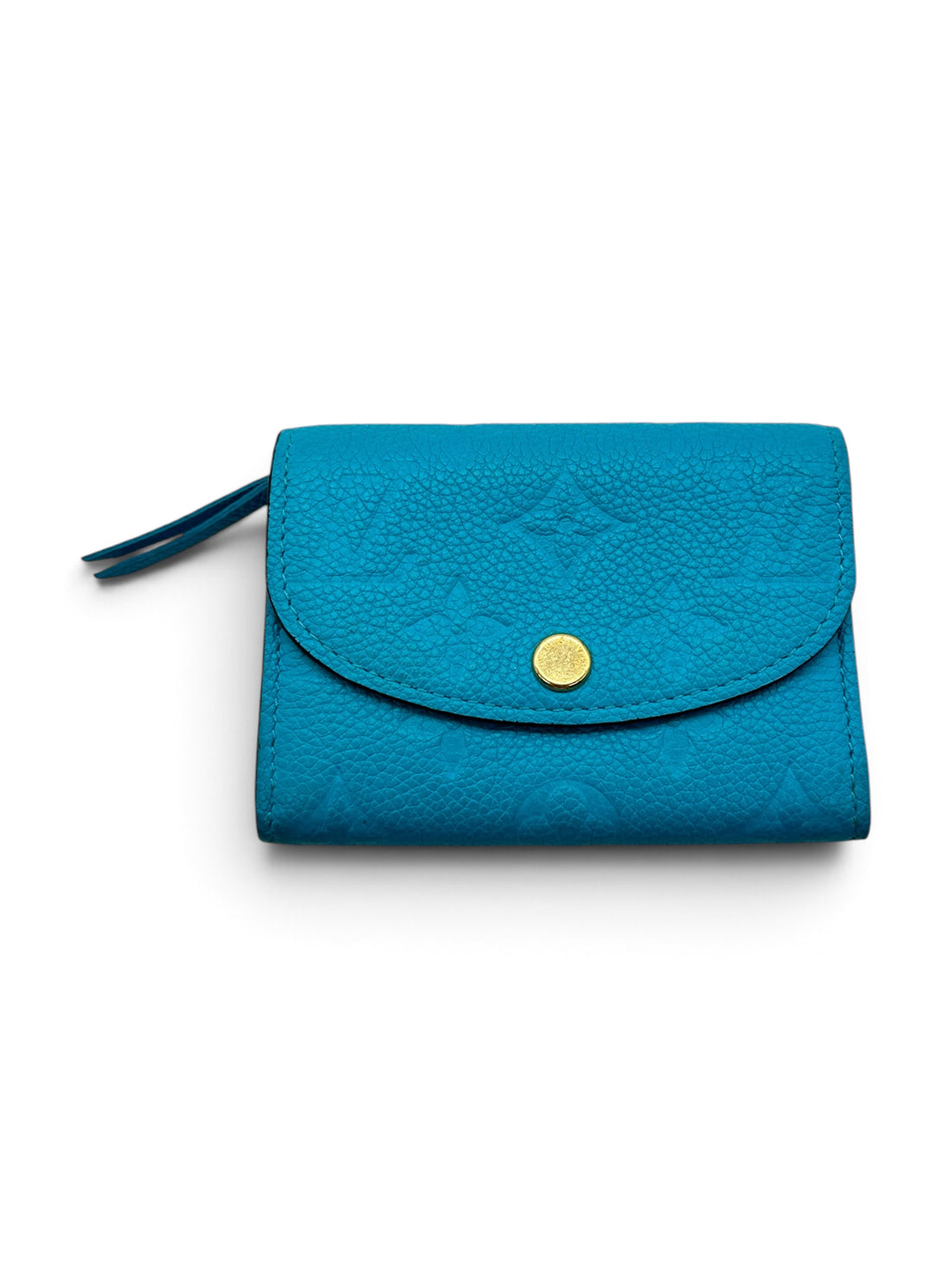 Louis Vuitton - Porte monnaie Rosalie bleu turquoise