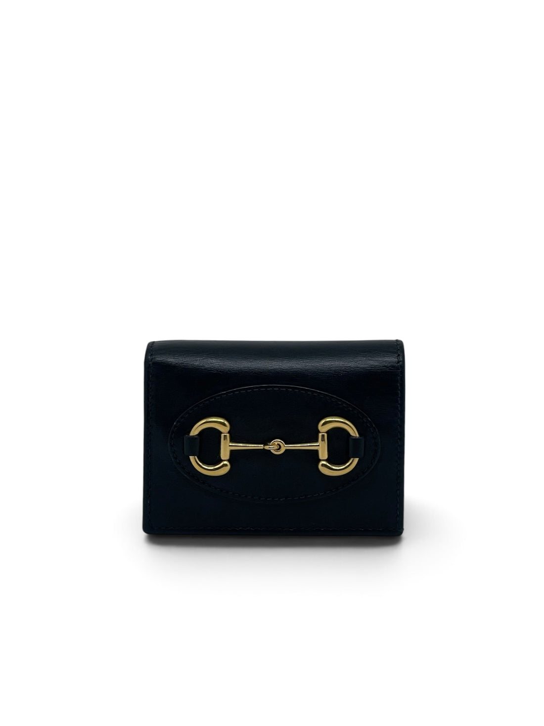 Gucci - Portefeuille Horsebit 1955 en cuir noir
