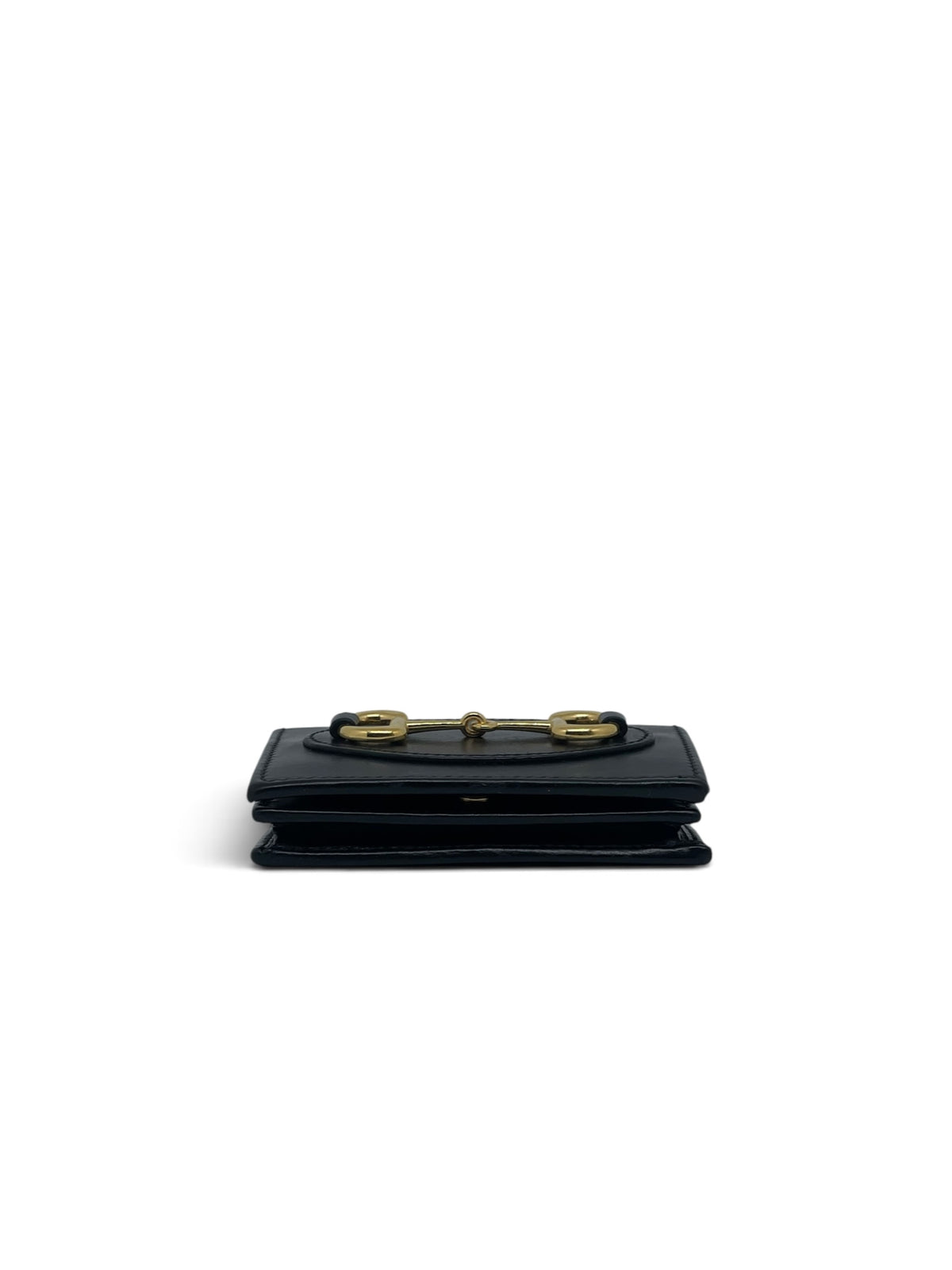 Gucci - Portefeuille Horsebit 1955 en cuir noir
