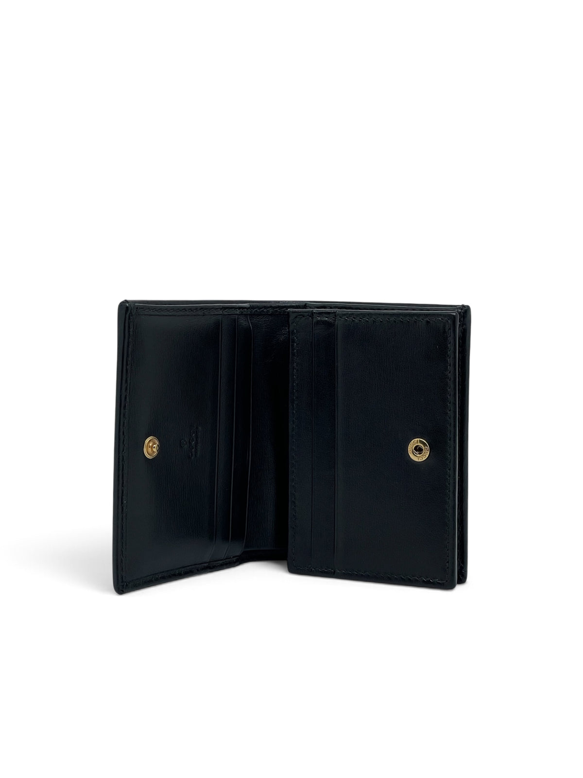 Gucci - Portefeuille Horsebit 1955 en cuir noir