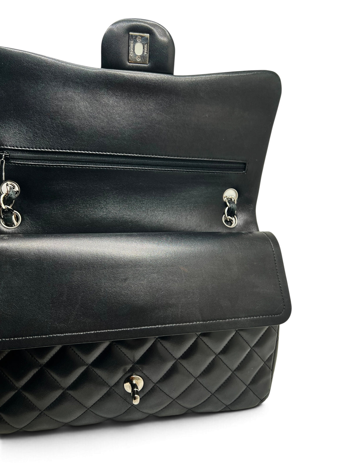Chanel - Black Timeless Jumbo 11.12 Double Flap bag