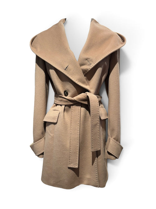 Max Mara - Manteau en laine camel T38