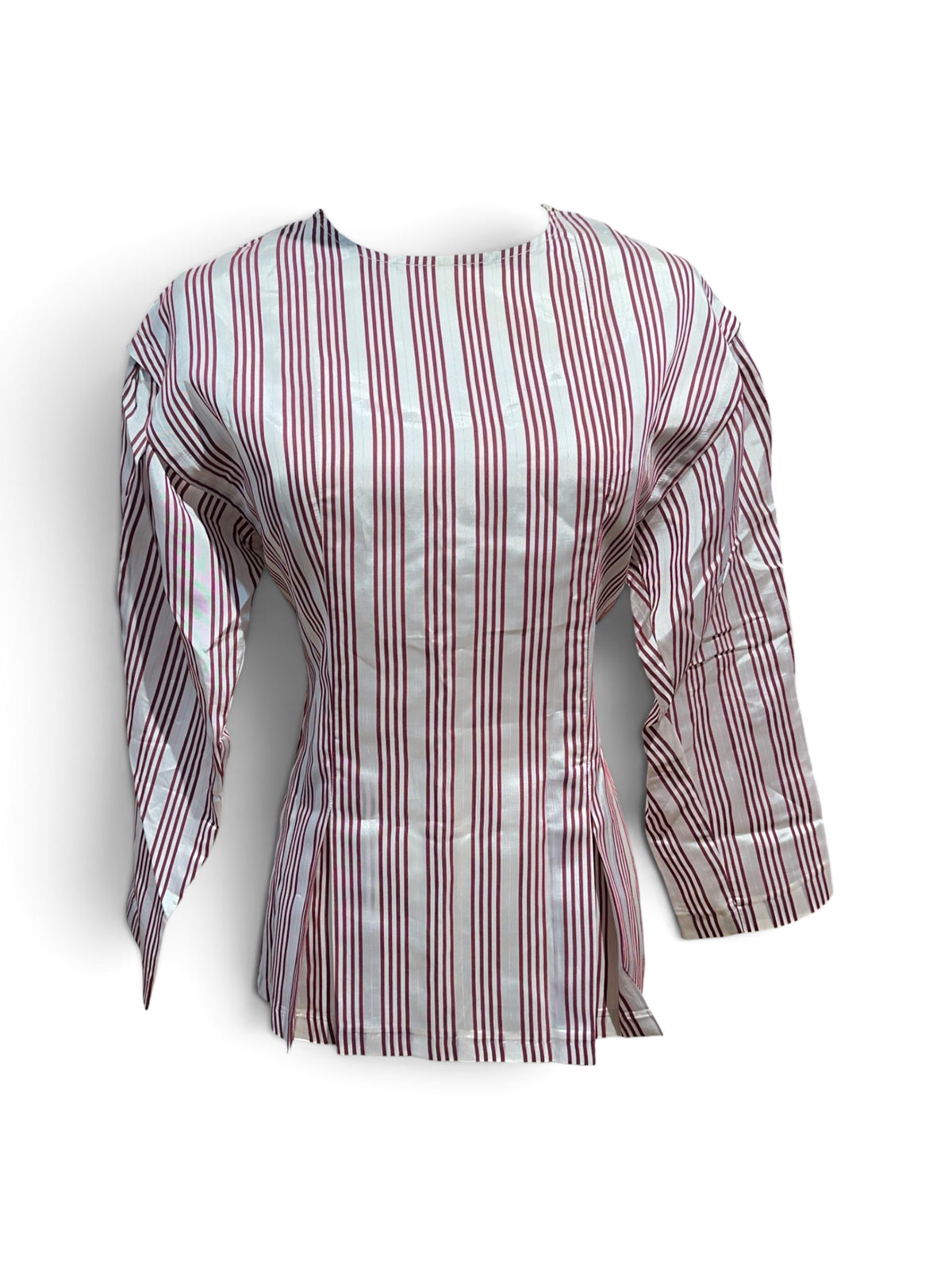 Sandro - Blouse à rayure rouge T38