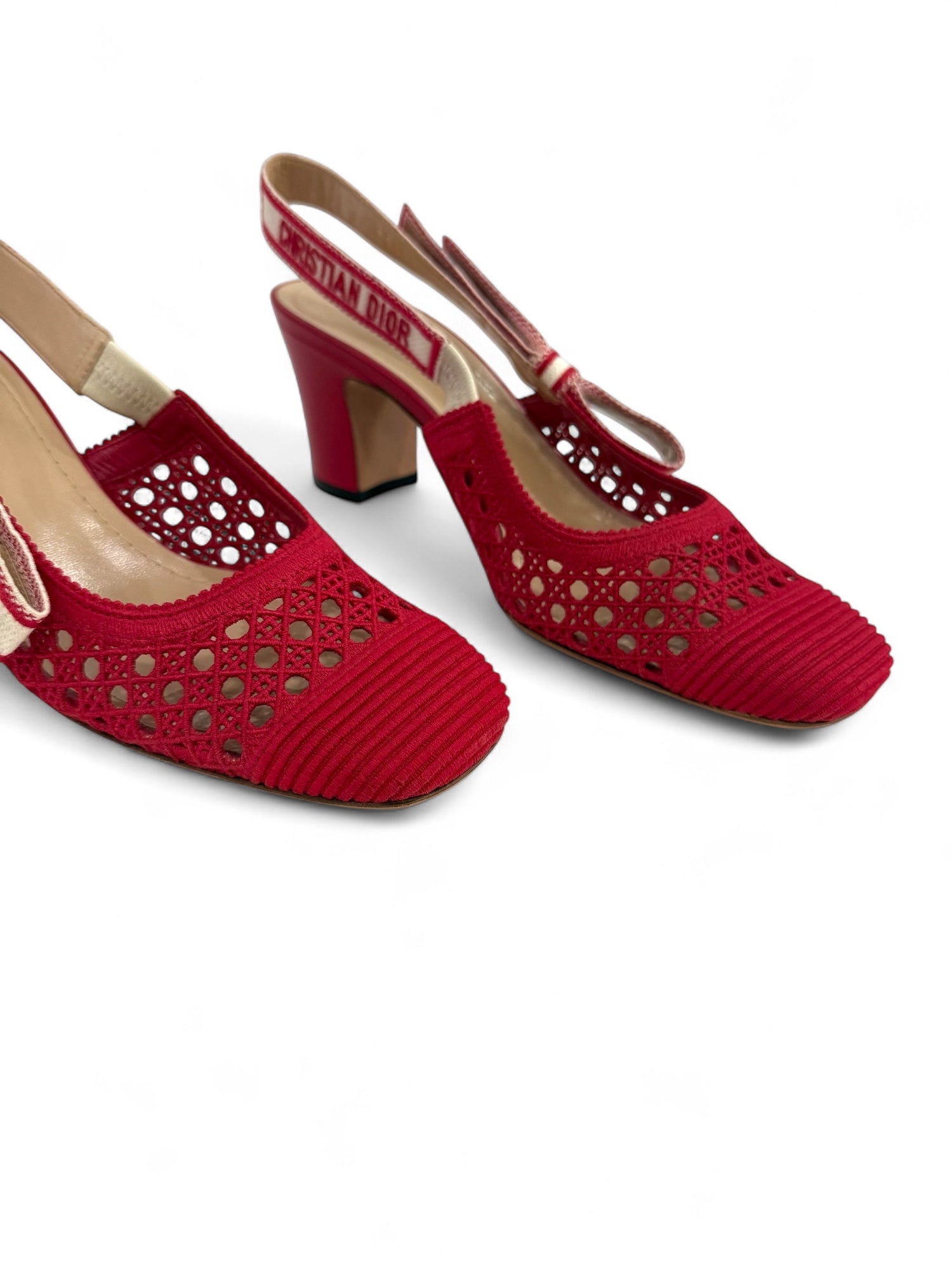 Dior - Slingback Cannage t.37 1/2