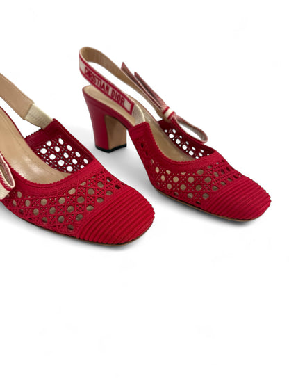 Dior - Slingback Cannage t.37 1/2