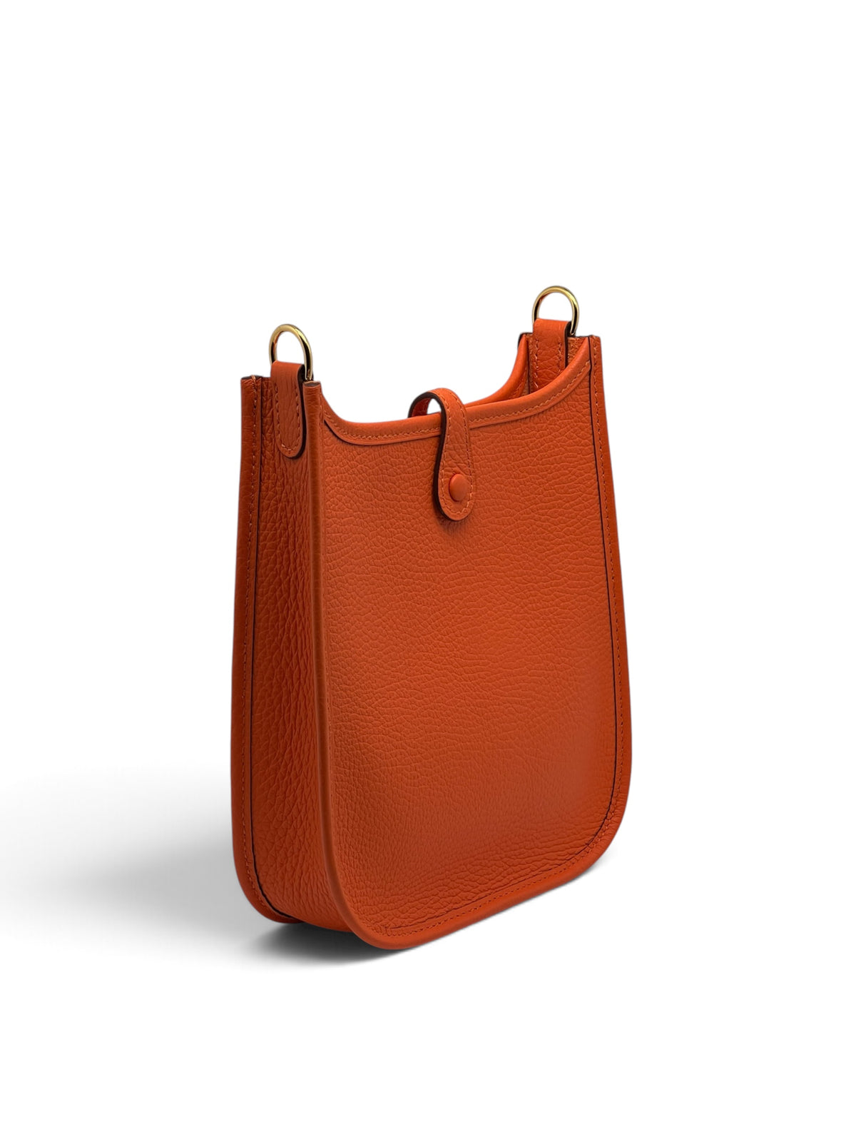 Hermès - Sac Evelyne 16 amazone orange en cuir Taurillon Cléme
