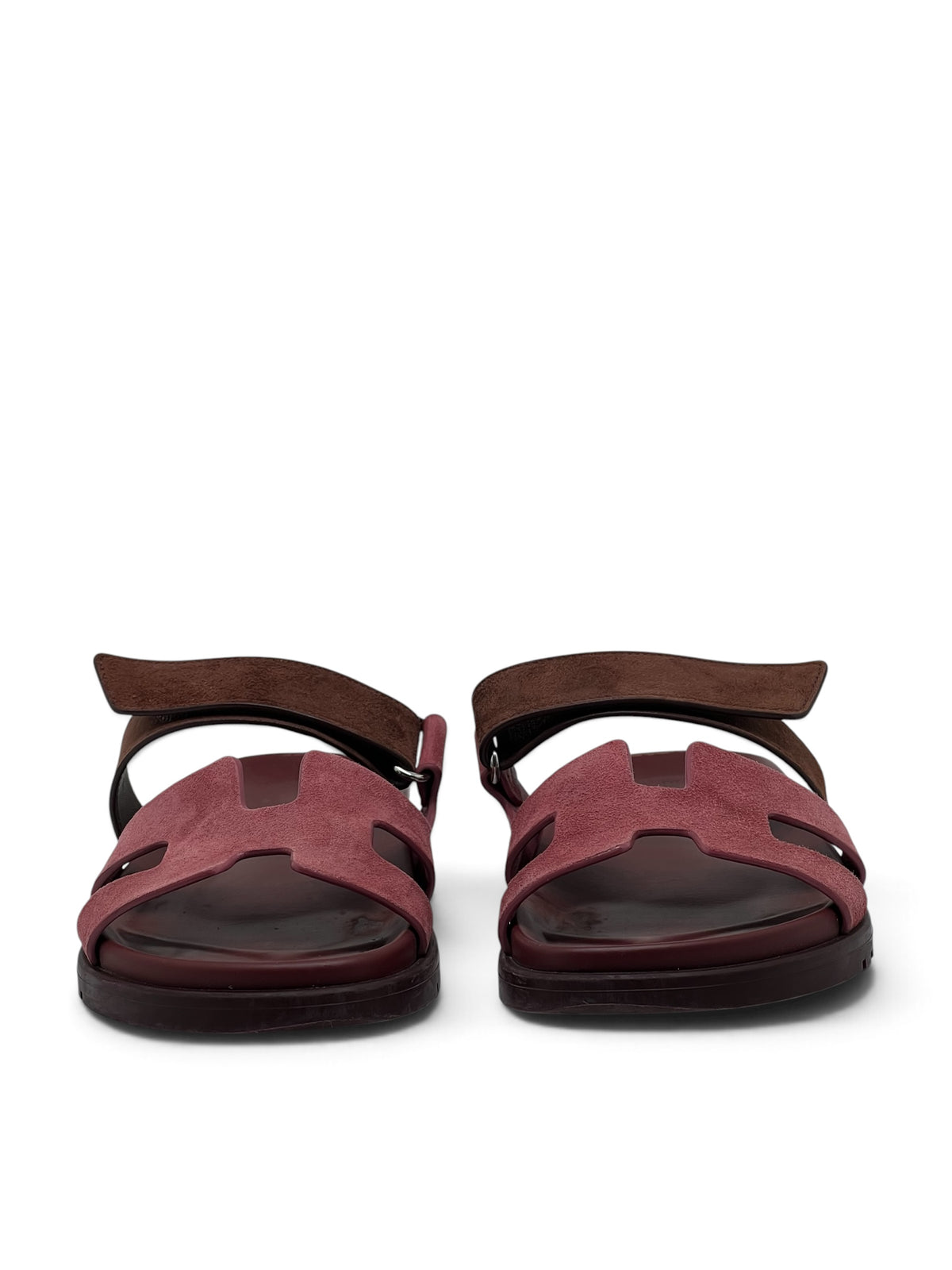 Hermès - Sandale Chypres bicolore T37,5