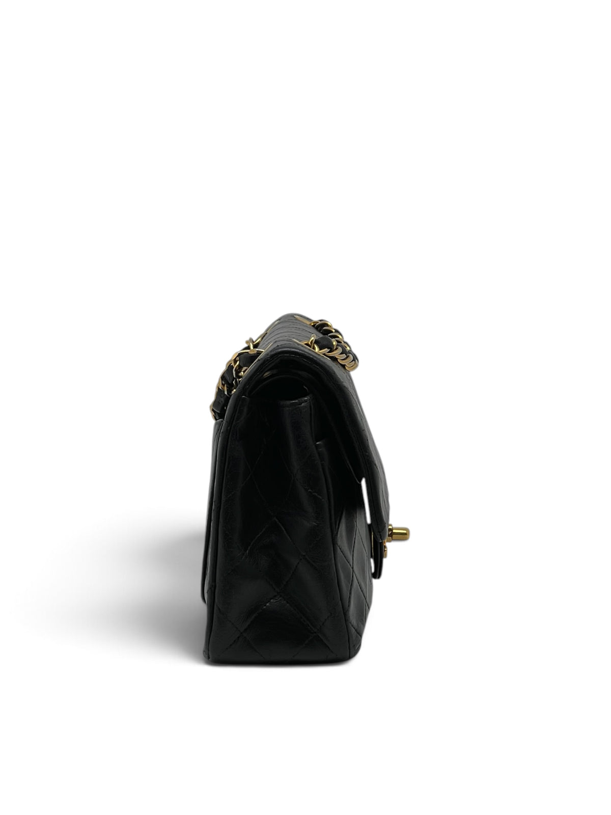 Chanel - Sac timeless 23 11.12 en cuir noir double flap