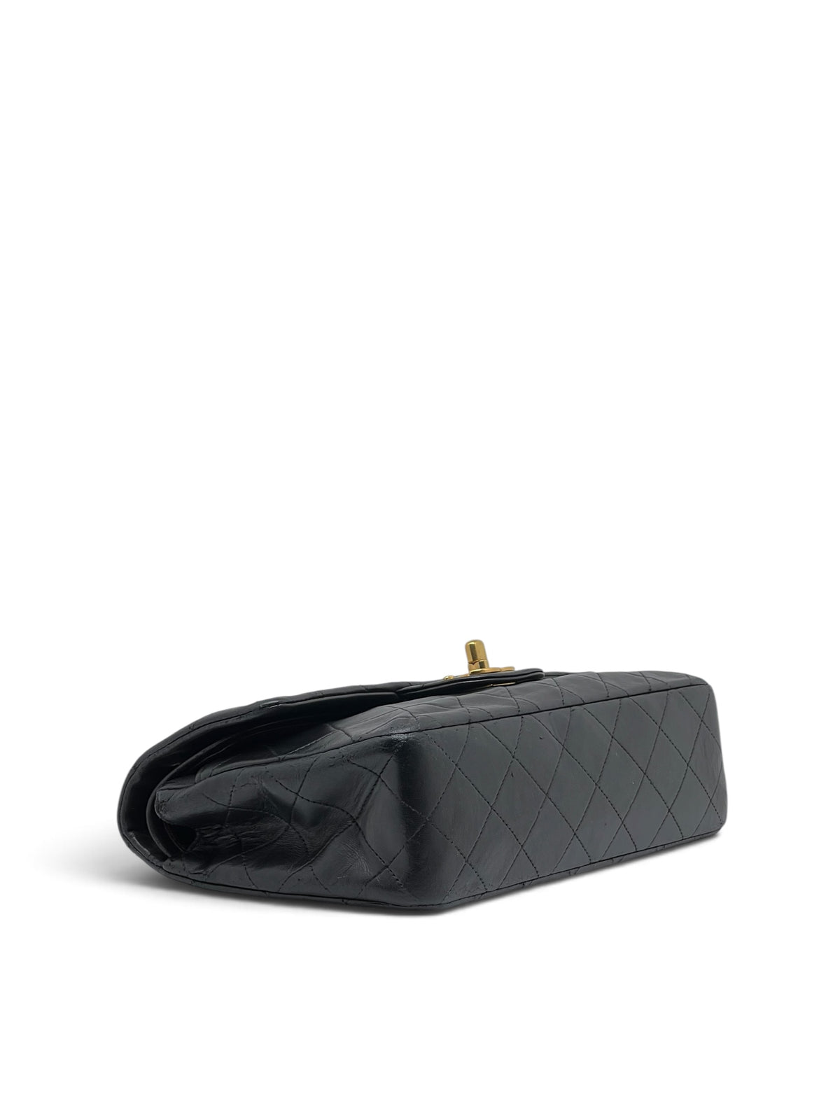 Chanel - Sac timeless 23 11.12 en cuir noir double flap